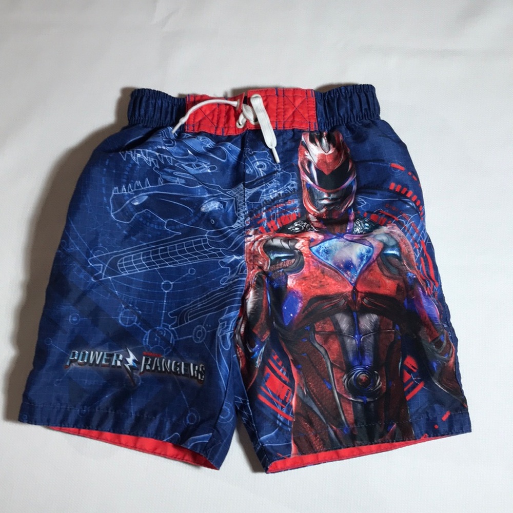 Power Rangers Swimming Shorts Size 6/7